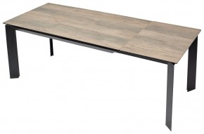 Стол CREMONA 180 KL-61 Под дерево, итальянская керамика / черный каркас, ®DISAUR в Коротчаево - korotchaevo.mebel24.online | фото 2