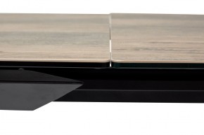 Стол CREMONA 180 KL-61 Под дерево, итальянская керамика / черный каркас, ®DISAUR в Коротчаево - korotchaevo.mebel24.online | фото 4