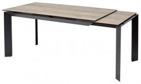 Стол CREMONA 180 KL-61 Под дерево, итальянская керамика / черный каркас, ®DISAUR в Коротчаево - korotchaevo.mebel24.online | фото 7