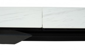 Стол CREMONA 180 KL-99 Белый мрамор матовый, итальянская керамика / черный каркас, ®DISAUR в Коротчаево - korotchaevo.mebel24.online | фото 12