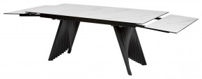 Стол IVAR 200 MARBLES KL-99 Белый мрамор, итальянская керамика, ®DISAUR в Коротчаево - korotchaevo.mebel24.online | фото 5