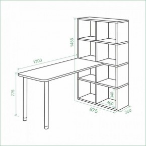 Стол компьютерный Bartolo в Коротчаево - korotchaevo.mebel24.online | фото 3