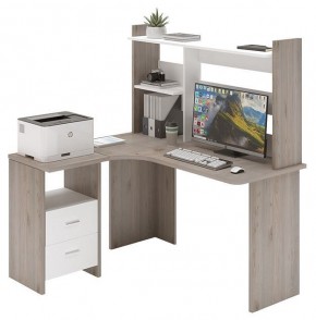 Стол компьютерный Домино Lite СКЛ-Угл130+НКЛ-130 в Коротчаево - korotchaevo.mebel24.online | фото 2