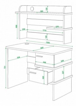 Стол компьютерный Домино нельсон СД-15 в Коротчаево - korotchaevo.mebel24.online | фото 3