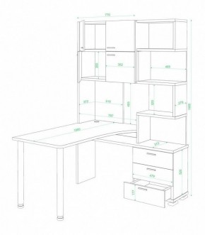 Стол компьютерный Домино нельсон СР-500М190 в Коротчаево - korotchaevo.mebel24.online | фото 3