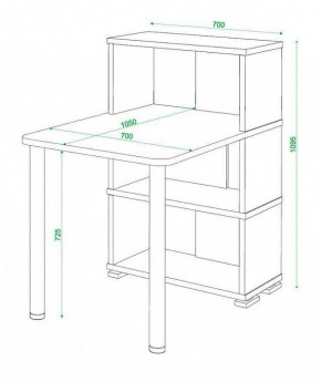 Стол компьютерный Домино СБ-10М3 в Коротчаево - korotchaevo.mebel24.online | фото 4