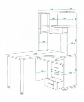 Стол компьютерный Домино СР-130 в Коротчаево - korotchaevo.mebel24.online | фото 5