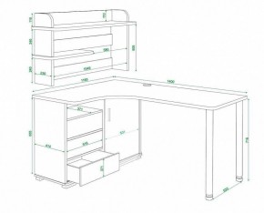 Стол компьютерный Домино СР-145М в Коротчаево - korotchaevo.mebel24.online | фото 5