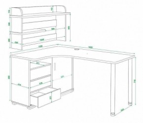 Стол компьютерный Домино СР-145М в Коротчаево - korotchaevo.mebel24.online | фото 5