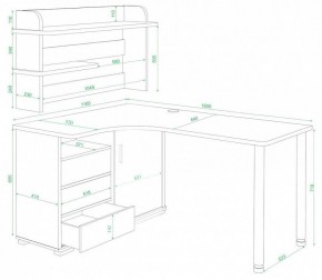 Стол компьютерный Домино СР-145М в Коротчаево - korotchaevo.mebel24.online | фото 3