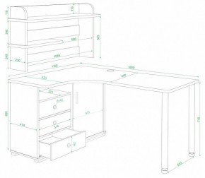 Стол компьютерный Домино СР-165М в Коротчаево - korotchaevo.mebel24.online | фото 5