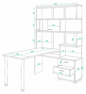 Стол компьютерный Домино СР-420/130 в Коротчаево - korotchaevo.mebel24.online | фото 2