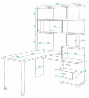 Стол компьютерный Домино СР-420/130 в Коротчаево - korotchaevo.mebel24.online | фото 2