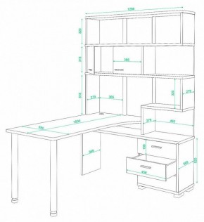 Стол компьютерный Домино СР-420/150 в Коротчаево - korotchaevo.mebel24.online | фото 2