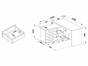 Стол компьютерный КСТ-109Л в Коротчаево - korotchaevo.mebel24.online | фото 4
