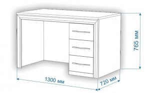 Стол компьютерный Нобиле СтЯ130+НСт130Д в Коротчаево - korotchaevo.mebel24.online | фото 3