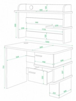 Стол компьютерный СД-15 в Коротчаево - korotchaevo.mebel24.online | фото 2