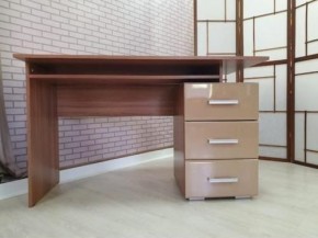 Стол компьютерный Симба Ясень шимо-Кофе с молоком в Коротчаево - korotchaevo.mebel24.online | фото 2