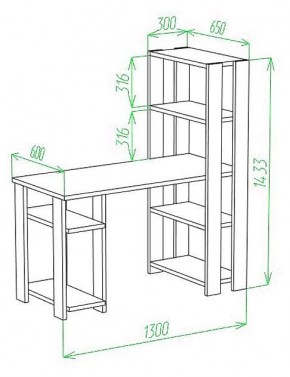 Стол компьютерный Slim СТН-145/130 в Коротчаево - korotchaevo.mebel24.online | фото 2