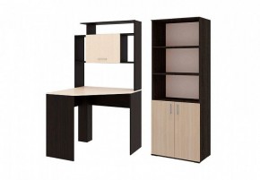 Стол компьютерный угловой УНИ ПКС-8 + Стеллаж ПКС-8 в Коротчаево - korotchaevo.mebel24.online | фото 2