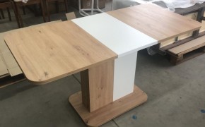 Стол NEXT 110 Дуб Артисан/ Белый М-City в Коротчаево - korotchaevo.mebel24.online | фото 3