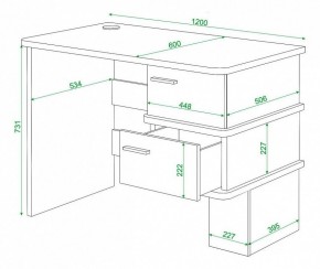 Стол письменный Домино СД-15С в Коротчаево - korotchaevo.mebel24.online | фото 4