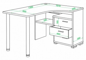 Стол письменный Домино СР-132С-130 в Коротчаево - korotchaevo.mebel24.online | фото 2