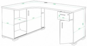 Стол письменный Домино СР-140М в Коротчаево - korotchaevo.mebel24.online | фото 2