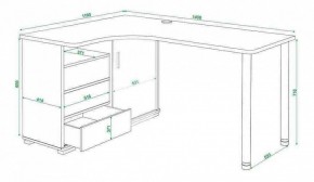 Стол письменный Домино СР-145СМ в Коротчаево - korotchaevo.mebel24.online | фото 5