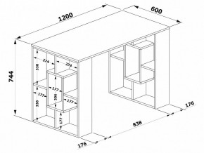 Стол письменный СПм-15 в Коротчаево - korotchaevo.mebel24.online | фото 3