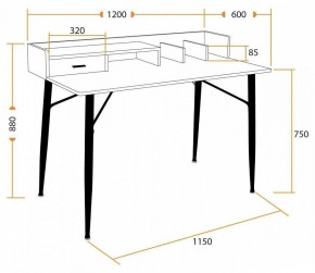 Стол письменный WD-13 в Коротчаево - korotchaevo.mebel24.online | фото