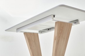 Стол Прага 120 БЕЛЫЙ, стекло/ ВЯЗ М-City в Коротчаево - korotchaevo.mebel24.online | фото 10