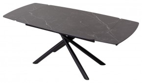 Стол RIVOLI 140 MATT BLACK MARBLE SOLID CERAMIC / BLACK, ®DISAUR в Коротчаево - korotchaevo.mebel24.online | фото 3