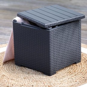 Стол с функцией хранения Виго (Vigo storage box) графит в Коротчаево - korotchaevo.mebel24.online | фото 1