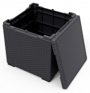 Стол с функцией хранения Виго (Vigo storage box) графит в Коротчаево - korotchaevo.mebel24.online | фото 3