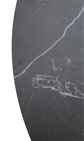 Стол TERNI 120 MATT BLACK MARBLE SOLID CERAMIC Черный мрамор матовый, керамика /Черн.каркас, ®DISAUR в Коротчаево - korotchaevo.mebel24.online | фото 9