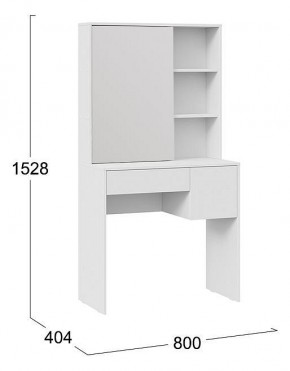 Стол туалетный Вайт в Коротчаево - korotchaevo.mebel24.online | фото 7