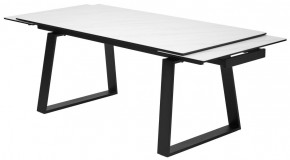 Стол VASTO 180 MARBLES KL-99 Белый мрамор матовый, итальянская керамика/ черный каркас, ®DISAUR в Коротчаево - korotchaevo.mebel24.online | фото 6