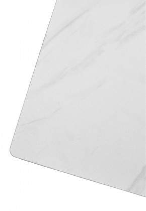 Стол VASTO 180 MARBLES KL-99 Белый мрамор матовый, итальянская керамика/ черный каркас, ®DISAUR в Коротчаево - korotchaevo.mebel24.online | фото 7