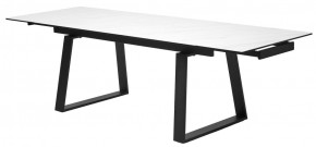 Стол VASTO 180 MARBLES KL-99 Белый мрамор матовый, итальянская керамика/ черный каркас, ®DISAUR в Коротчаево - korotchaevo.mebel24.online | фото 9