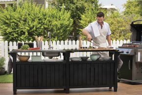 Столик для барбекю 415 Л (Unity Chef 415 L) графит в Коротчаево - korotchaevo.mebel24.online | фото 4