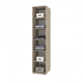 СТОУН С13 Шкаф-пенал (дуб золотой/графит) в Коротчаево - korotchaevo.mebel24.online | фото 3