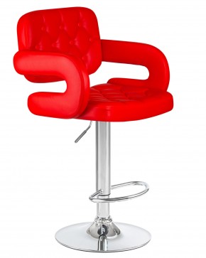 Стул барный DOBRIN TIESTO, красный в Коротчаево - korotchaevo.mebel24.online | фото 2