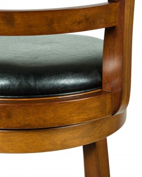 Стул барный DOBRIN WILLIAM BAR, шоколад, чёрный в Коротчаево - korotchaevo.mebel24.online | фото 6