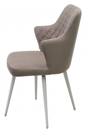 Стул HERMAN 360 град. ЛАТТЕ #25, велюр / белый каркас М-City в Коротчаево - korotchaevo.mebel24.online | фото 6
