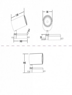 Светильник на штанге Maytoni Vuoro TR029-3-20W4K-W в Коротчаево - korotchaevo.mebel24.online | фото 4