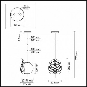 Светильник на штанге Odeon Light Jungle 4864/1 в Коротчаево - korotchaevo.mebel24.online | фото 3