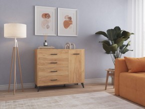 СВЕТЛАНА LOFT Комод-тумба  (дуб золотой) в Коротчаево - korotchaevo.mebel24.online | фото 3