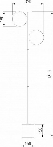 Торшер Eurosvet Marbella 01158/2 латунь в Коротчаево - korotchaevo.mebel24.online | фото 3