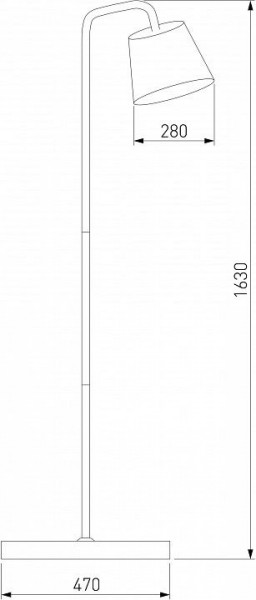 Торшер Eurosvet Montero 01135/1 белый в Коротчаево - korotchaevo.mebel24.online | фото 2